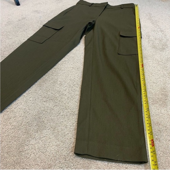 RW&CO green khaki high waisted cargo pants - Sz 4 - NWT - Picture 7 of 9